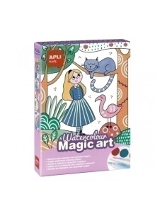 KIT APLI KIDS WATERCOLOUR MAGIC ART