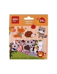 STICKERS APLI (18878) Bl.1h. GOMA EVA AN - Pack de 5 unidades