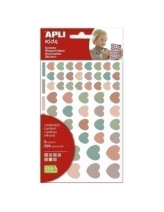 APLI GOMETS CORAZONES NORDIK REMOVIBLES 624U 6 HOJAS C/SURTIDOS