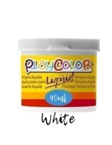 TEMPERA PLAYCOLOR  40 ml BLANCO.EST.6