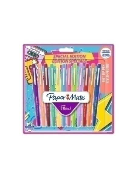 ROTUL.FIBRA PAPER MATE FLAIR RETRO BL/12