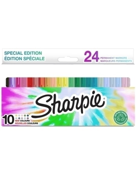 SHARPIE ROTULADORES PERMANENTES FINE SPECIAL EDITION ESTUCHE DE 24 C/SURTIDOS