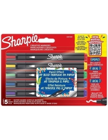 ROTUL.SHARPIE ACRYLIC BL.5