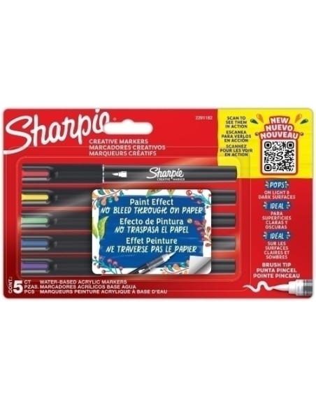 ROTUL.SHARPIE P.PINCEL BL.5