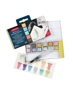 ACUARELAS DERWENT METALLIC C/12