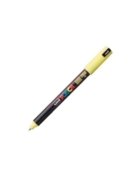 POSCA MARCADOR PC-1MR NO PERMANENTE PUNTA EXTRAFINA 0.7MM AMARILLO SOL