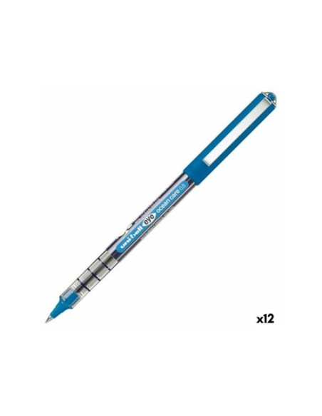 UNIBALL ROLLERBALL EYE OCEAN CARE UB-150ROP 0,5MM AZUL - Pack de 12 unidades