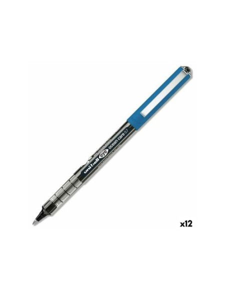UNIBALL ROLLERBALL EYE OCEAN CARE UB-157ROP 0,7MM NEGRO - Pack de 12 unidades