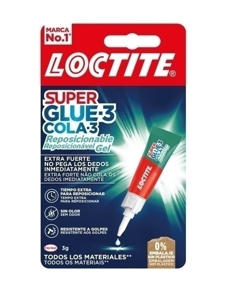 PEGAMENTO INST.SUPER GLUE-3 REPOSIC. 3g - Pack de 12 unidades