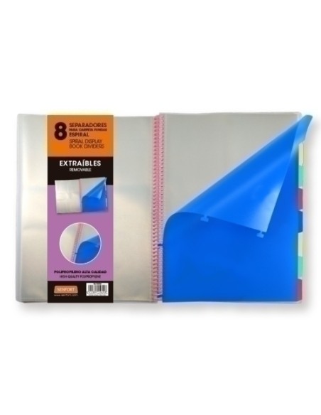 SEPARADORES SENFORT DYNAMIC EXTRA.PP A4 - Pack de 6 unidades