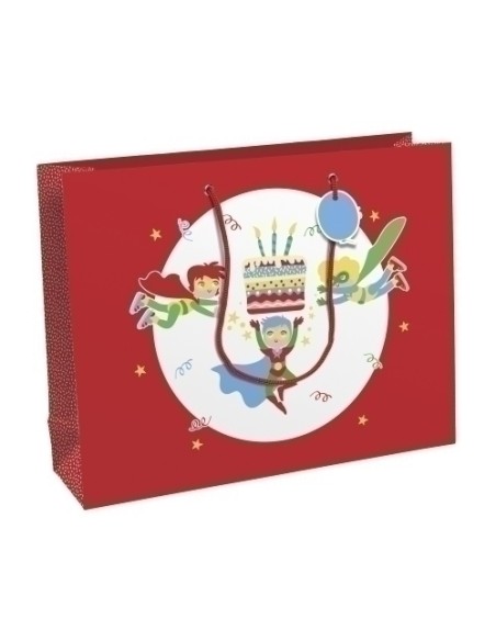 BOLSA PAPEL EXCELLIA SHOP POWER P/6