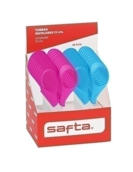 TIJERAS ESC. SAFTA 13 cm SURT.EXP.20