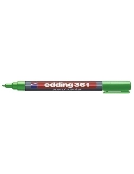 ROTUL.PIZAR.EDDING 361 VERDE - Pack de 10 unidades