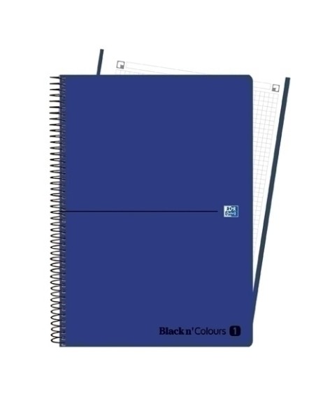 BLOCK OXF. EU.BOOK 1 PP A4 80h CD.5 AZUL