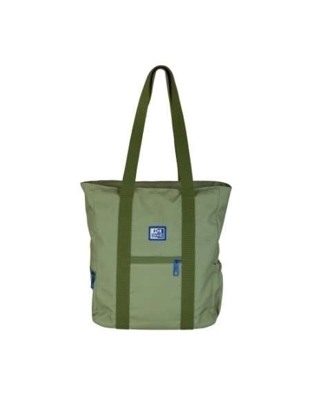 TOTE BAG OXFORD B-TRENDY RPET VERDE SAFARI