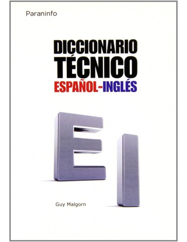 DICCIONARIO TECNICO ESPANOL INGLES