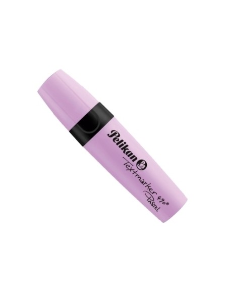 ROTUL.FLUOR PELIKAN 490  PASTEL LAVANDA - Pack de 10 unidades