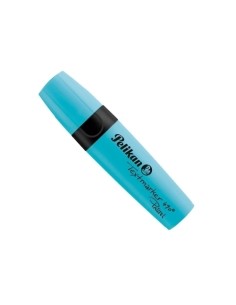 ROTUL.FLUOR PELIKAN 490  PASTEL AZUL - Pack de 10 unidades
