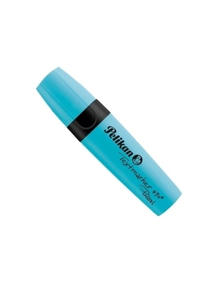 ROTUL.FLUOR PELIKAN 490  PASTEL AZUL - Pack de 10 unidades