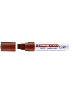 ROTUL.EDDING 4090 TIZA LIQ. MARRON - Pack de 5 unidades