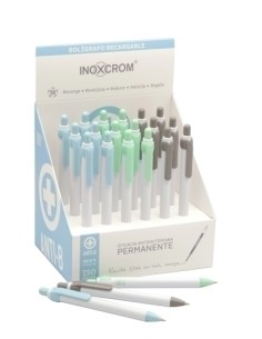 BOLIGRAFO INOXCROM ROCKER ANTIB. EXP.18