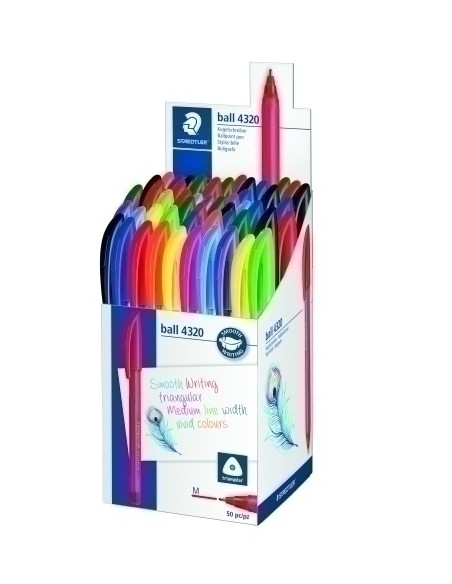 BOLIGRAFOS STAEDTLER 432 ESTUCHE DE 50