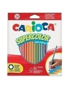 LAPICES COLOR CARIOCA SUPERCOLOR C/24