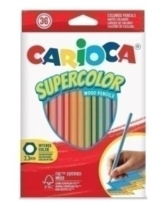 LAPICES COLOR CARIOCA SUPERCOLOR C/36