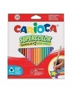 LAPICES COLOR CARIOCA SUPERC.TRI. C/24