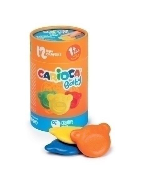 CERAS COLOR CARIOCA TEDDY CAJA DE 12