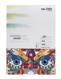 BLOC DIBUJO CARIOCA PLUS A4 140g 30h