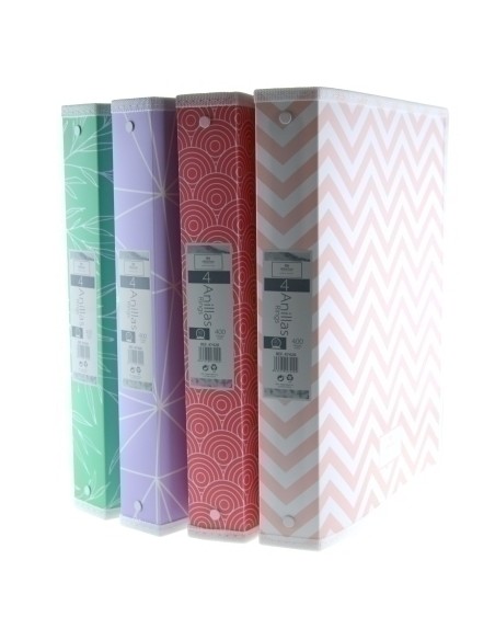 CARPETA OF.BOX PP A4 4 AN.40 NORTH GLACE - Pack de 8 unidades