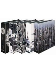 ARCHIVADOR DECOR.HLZ.B&W A4 SURT.