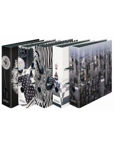 ARCHIVADOR DECOR.HLZ.B&W A4 SURT.