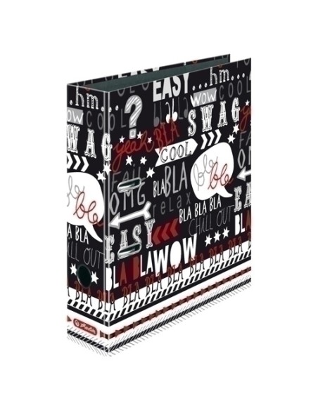 ARCHIVADOR DECOR.HLZ.B&W A4 SLOGAN