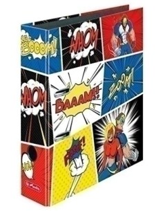 ARCHIVADOR DECOR.HLZ.COMIC A4 BOOM