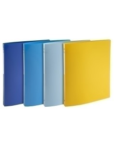 CARPETA EXACOMPTA PP A4 4 AN.15 SURTIDAS - Pack de 20 unidades