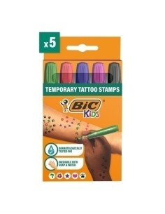 CAJA 5 ROTULAD. BIC TEMPORARY TATTOO SELLOS