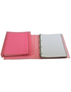 CARPEBLOC IBERPLAS NEON TRANS. A4 SURTID - Pack de 6 unidades