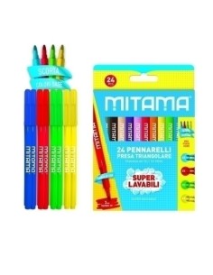 ROTULADOR MITAMA TRIANGULAR CAJA 24
