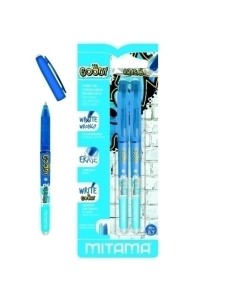 BOLIGRAFO MITAMA GOODY BORRABLE AZUL B/2