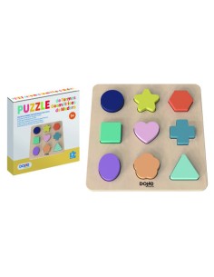 PUZZLE DE FORMAS ENCAJABLES DE MADERA - A PARTIR DE 1 AÑOS DOHE 64010