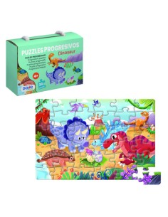 PUZZLE DE 36 PIEZAS - A PARTIR DE 4-6 AÑOS - DINOSAUR DOHE 65010