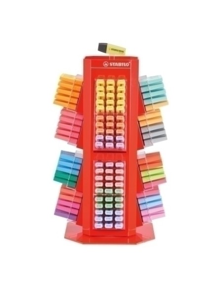 STABILO MARCADOR BOSS ORIGINAL EXPOSITOR ROTATIVO PERMANENTE 240 C/SURTIDOS