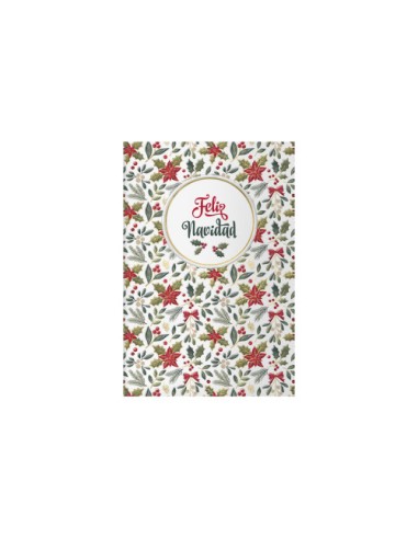 PACK 6 TARJETAS DE FELICITACIÓN NAVIDAD - TAMAÑO 11,5 X 17 CM - MODELO PASCUA DOHE 70001