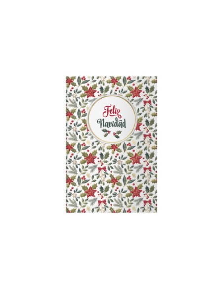 PACK 6 TARJETAS DE FELICITACIÓN NAVIDAD - TAMAÑO 11,5 X 17 CM - MODELO PASCUA DOHE 70001