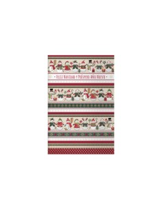PACK 6 TARJETAS DE FELICITACIÓN NAVIDAD - TAMAÑO 11,5 X 17 CM - MODELO MUÑECO DOHE 70004