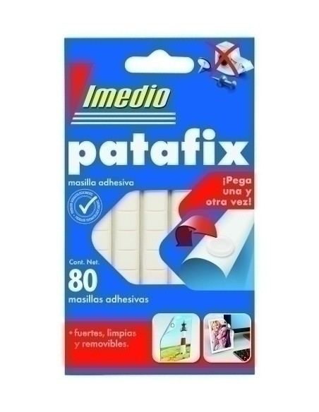 MASILLA ADHESIVA IMEDIO PATAFIX REM.80ud - Pack de 12 unidades