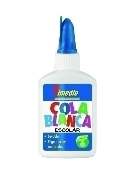 COLA BLANCA IMEDIO ESCOLAR 40 Gr - Pack de 12 unidades