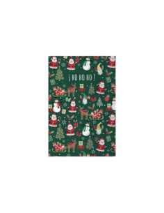 PACK 6 TARJETAS DE FELICITACIÓN NAVIDAD - TAMAÑO 11,5 X 17 CM - MODELO GIFT DOHE 70030